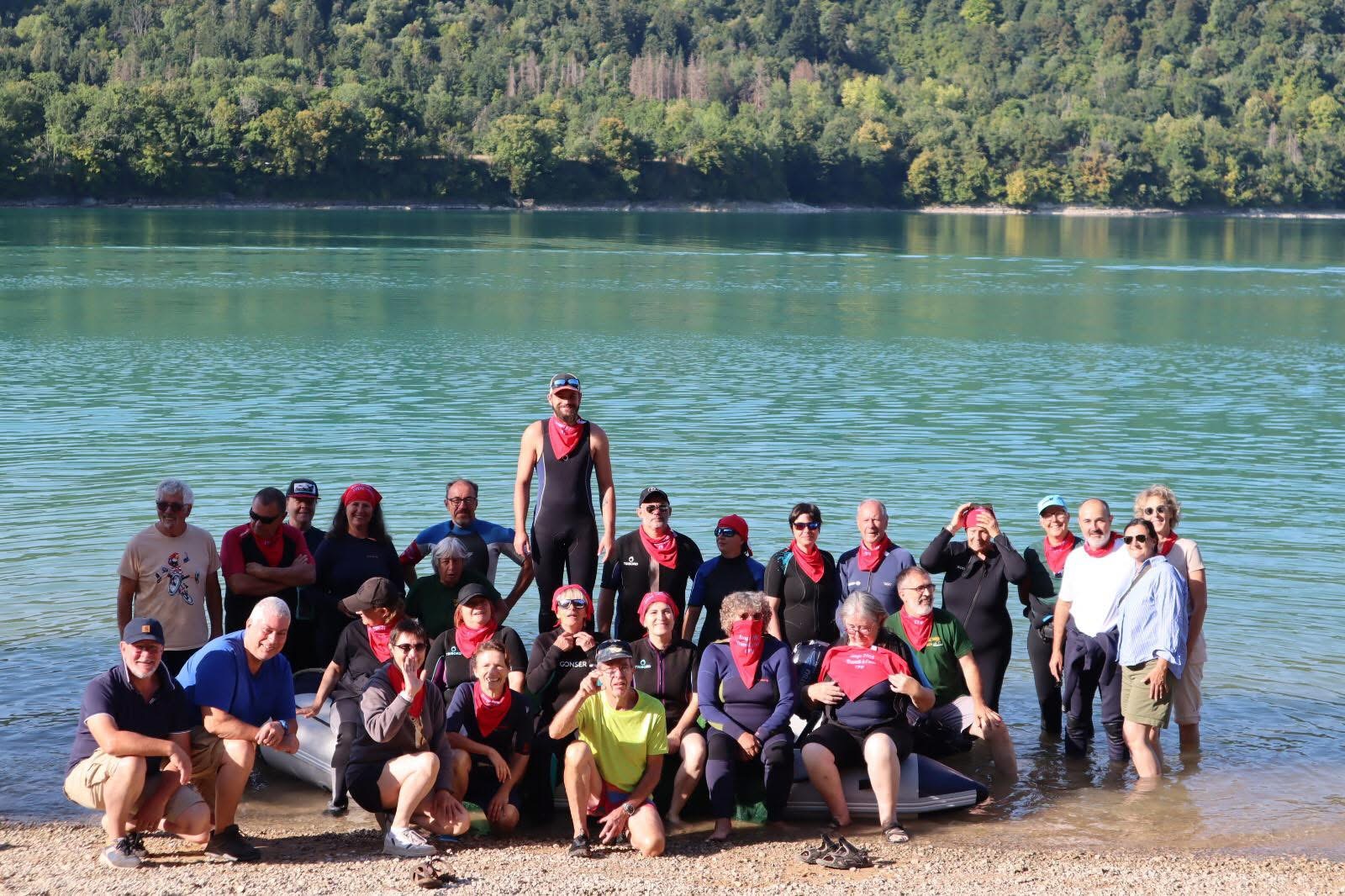 Stage de travail à l’eau au lac de Vouglans